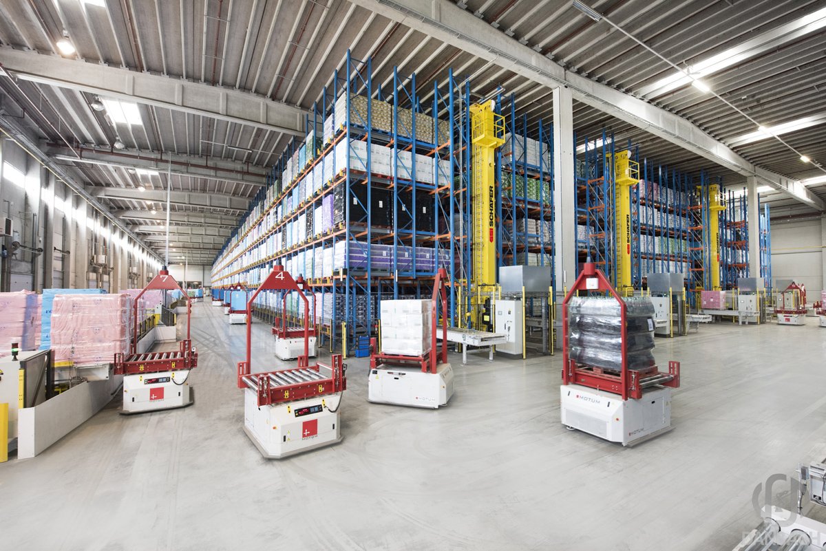 Intelligent logistics warehouse agv