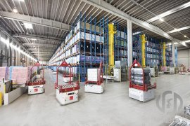The advantages of the AGV warehouse